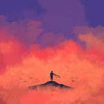digital-art-illustration-anime-minimalism-wallpaper-preview